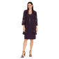 Womens R&M Richards Embroidered Sequin Soutache Jacket Dress - image 1