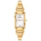 Womens Bulova Gold-Tone Stainless Diamond MOP Dial Watch - 97P141 - image 1
