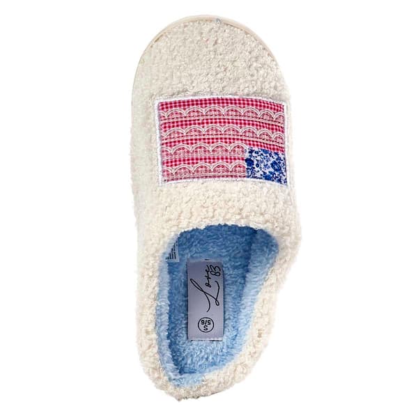 Womens Love 83 Americana Slide Slippers
