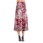 Plus Size 24/7 Comfort Apparel Paisley Maternity A-Line Skirt - image 2