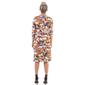 Womens 24/7 Comfort Apparel Abstract Faux Wrap Cocktail Dress - image 3