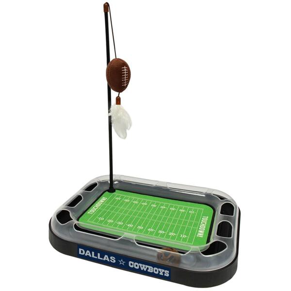 NFL Dallas Cowboys Football Field Cat Scratcher - image 