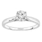 Nova Star(R) Sterling Silver Lab Grown Diamond Solitaire Ring - image 1