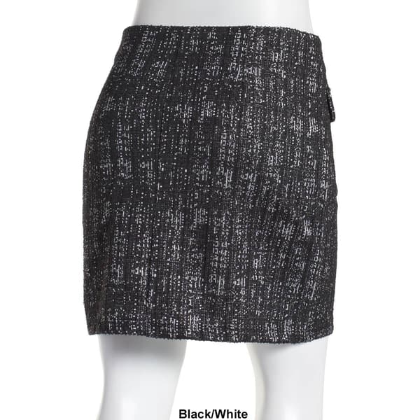 Juniors Joe B. Tweed Knit Mini Skirt