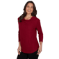 Petite Emaline Key Items 3/4 Sleeve Cowl Neck Solid Sweater - image 3