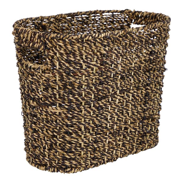 9th & Pike(R) Natural Seagrass Magazine Storage Basket - image 