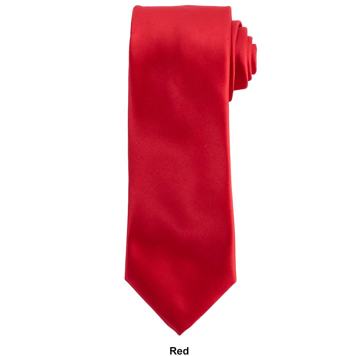 Mens John Henry Sateen Solid Tie