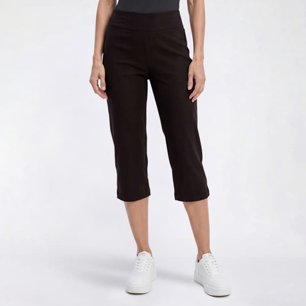 Womens Preswick & Moore(R) Pull On Solid Millennium Capris - image 