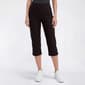 Womens Preswick & Moore(R) Pull On Solid Millennium Capris - image 1