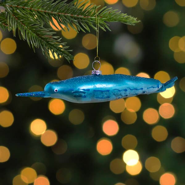 Northlight Seasonal 7.5in. Glass Pipefish Christmas Ornament