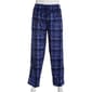 Mens Preswick & Moore® Plaid Silky Pajama Pants - Navy - image 2