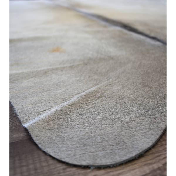 Rugs America&#8482; Hand Curated Beigish Grey Cowhide Area Rug