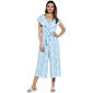 Womens Luxology Ruffle Print Challis Jumpsuit - image 1