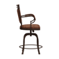 HH2 Home Bridgetown Tilt Base Metal Counter Height Swivel Stool - image 4