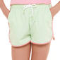 Girls (7-16) No Comment Dolphin Shorts w/ Crochet Stitch - image 1