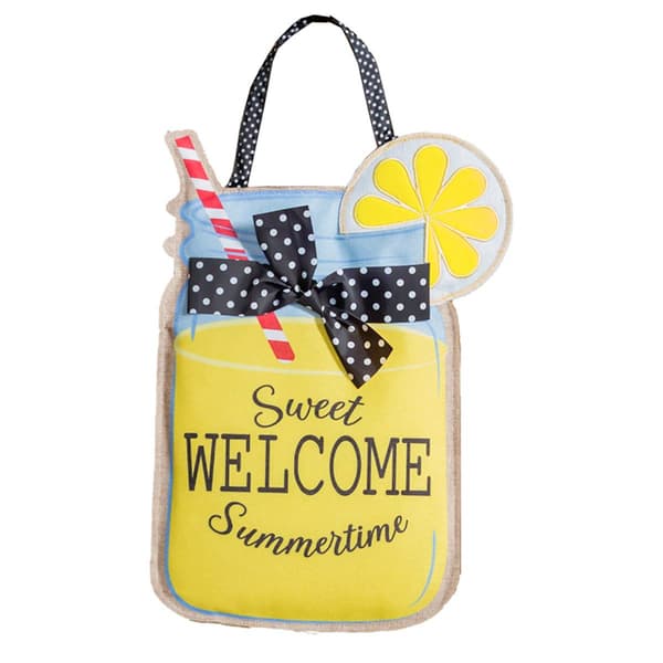 Evergreen Sweet Summertime Burlap Door Decor