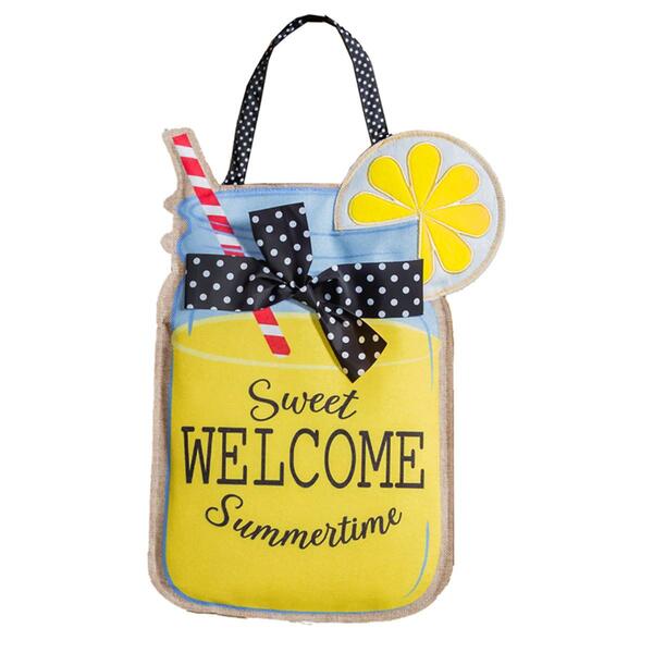 Evergreen Sweet Summertime Burlap Door Decor - image 