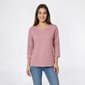 Petite Hasting & Smith Split Neck Top with Shoulder Buttons - image 1
