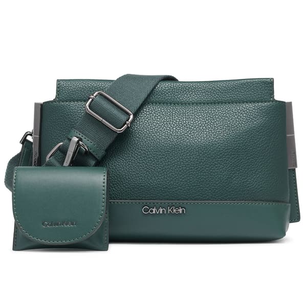 Calvin Klein Bianca Solid Crossbody w/ Snap Closure - image 