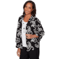 Petite Alfred Dunner Crowd Pleaser Paisley Two in One Blouse - image 3