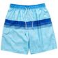 Young Mens SURFZONE&#40;R&#41; Blue Stripes Swim Trunks - image 1