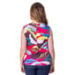 Womens 24/7 Comfort Apparel Floral Sleeveless Blouse - image 3