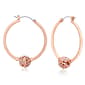 Guess Rose Gold-Tone Fireball Hoop Earrings - image 1