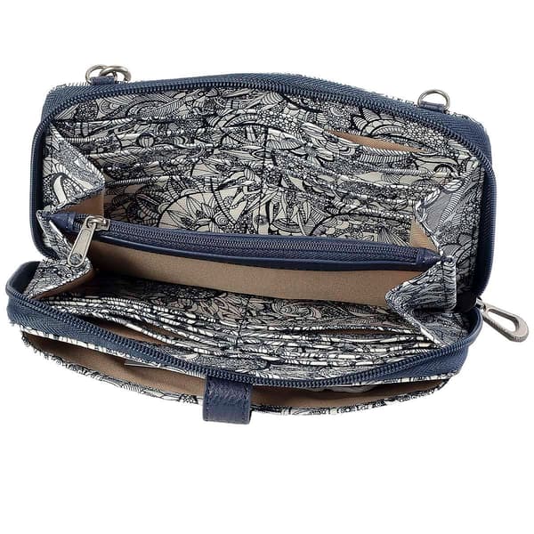 Sakroots Large Smartphone Wristlet - Navy Spirit Desert