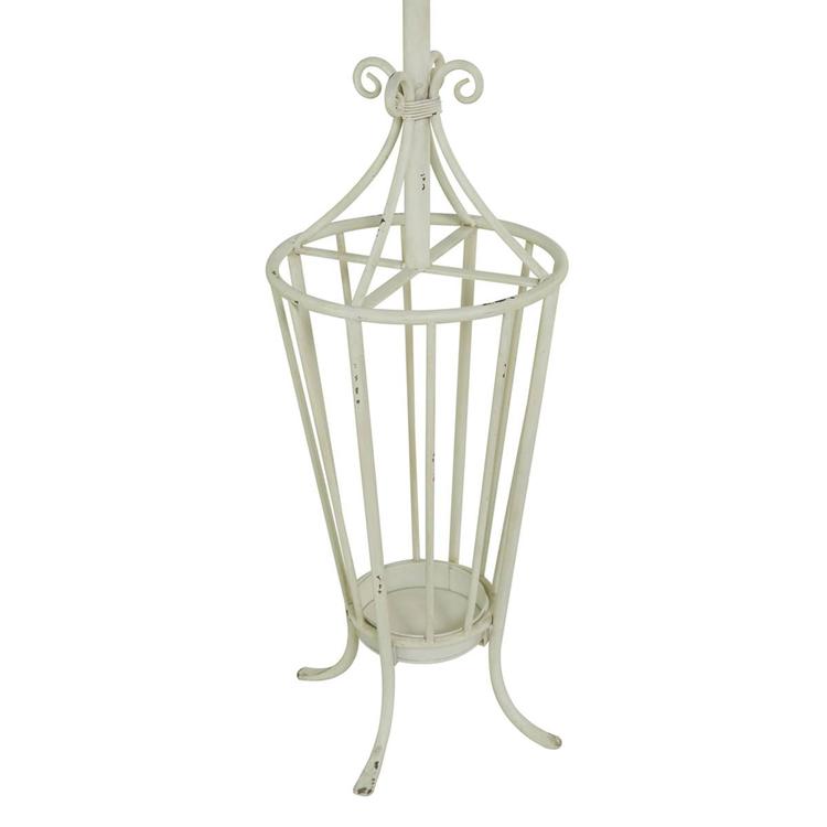 9th & Pike® Farmhouse White Metal Coat Rack