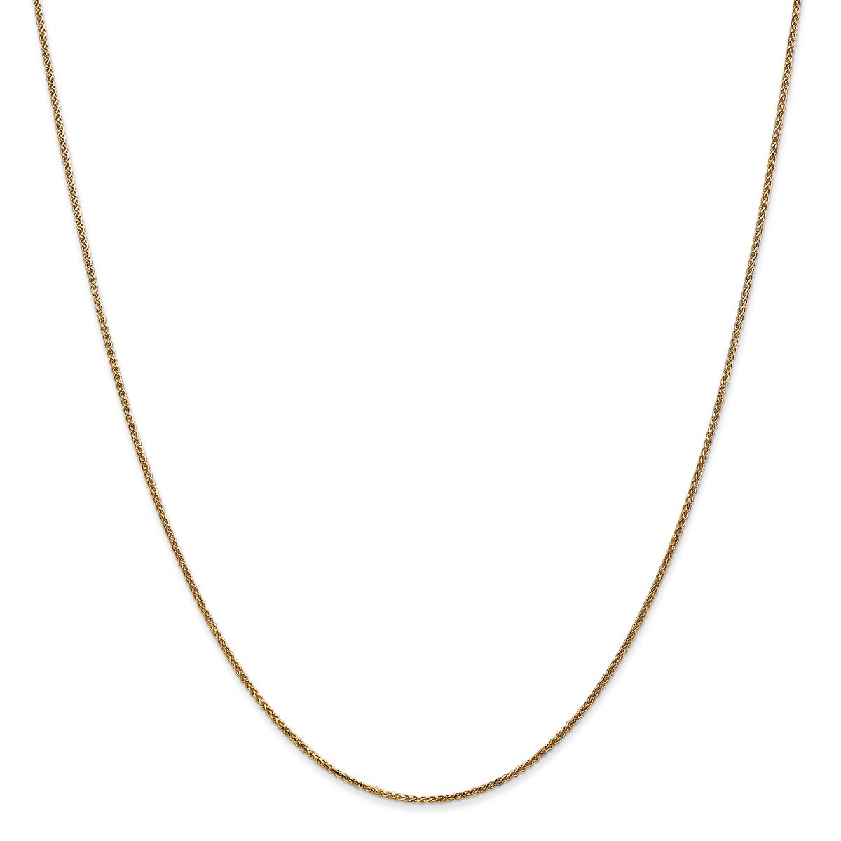 Gold Classics™ 1mm. 14kt. Solid Diamond Cut Spiga Necklace