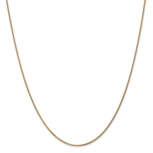 Gold Classics&#40;tm&#41; 1mm. 14kt. Solid Diamond Cut Spiga Necklace - image 