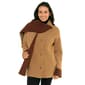 Womens d.e.t.a.i.l.s Coatigan with Scarf - image 1