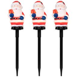 Northlight Seasonal Santa Christmas Pathway Markers - Set of 4