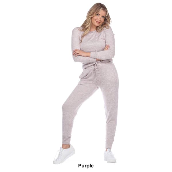 Womens White Mark 2pc. Lounge Solid Pants Set