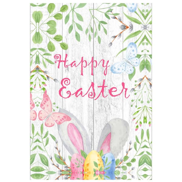 Northlight Seasonal Happy Easter Bunny Ears House Flag