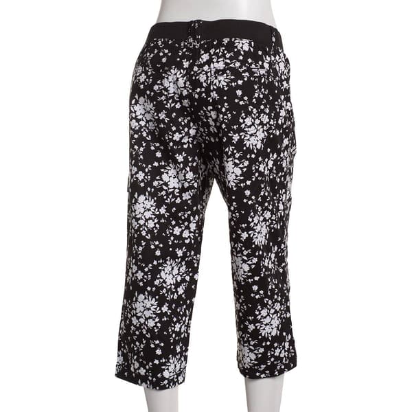 Womens da-sh Taylor Adjustable Leg Cargo Floral Capris Pants