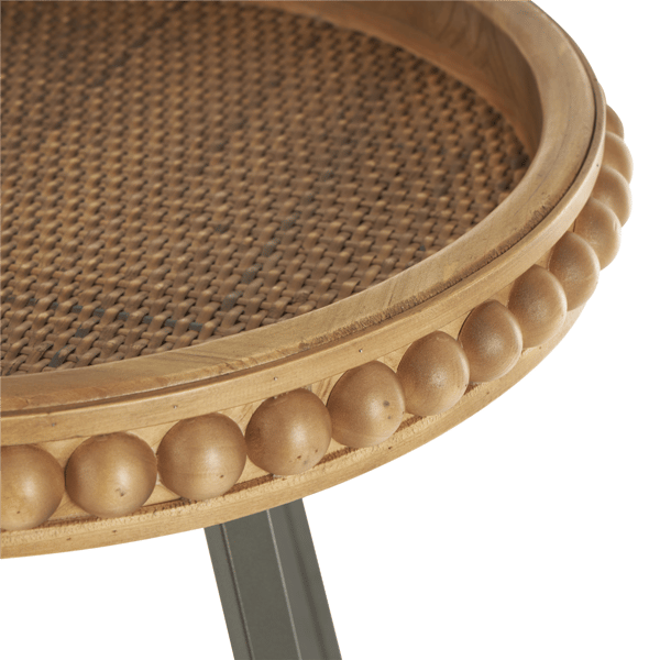 9th & Pike® Bohemian Brown Wood Accent Table