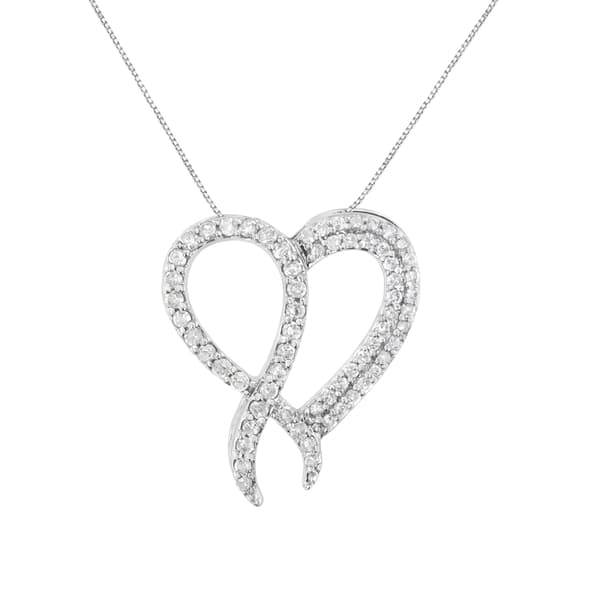 Diamond Classics&#40;tm&#41; 1ctw. Diamond Ribbon Pendant - image 