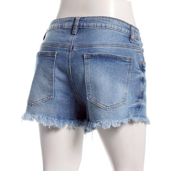 Juniors Madden Girl Destructed Fray Hem Festival Shorts