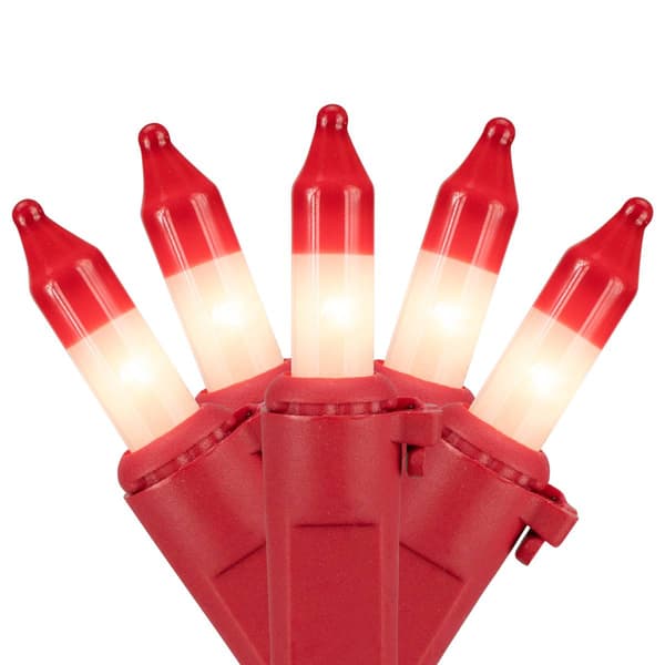 Northlight Seasonal 50ct. Peppermint Mini Christmas Light Set - image 