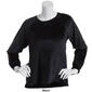 Womens Jessica Simpson Long Sleeve Velour Raglan Pajama Tee - image 4
