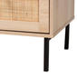 Baxton Studio Caterina Natural Brown Wood 1-Door Nightstand - image 6