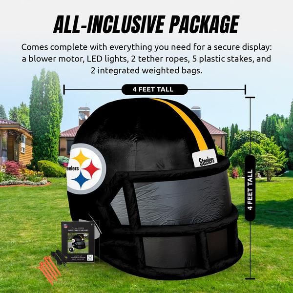 Sporticulture™ Steelers Inflatable Helmet