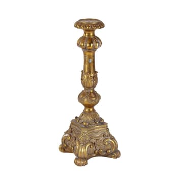 9th & Pike® Gold Rustic Candlestick Holder - Boscov's