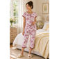 Womens Laura Ashley(R) Short Sleeve Floral Pajama Set - image 1