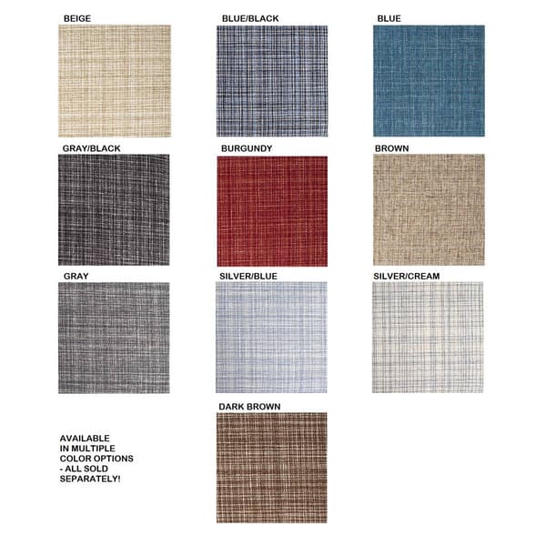 Sweet Home Collection Aria Memory Foam Chair Cushion Pad w/ Ties