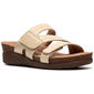 Womens Clarks(R) Collection Calenne Holly Wedge Sandals - image 1