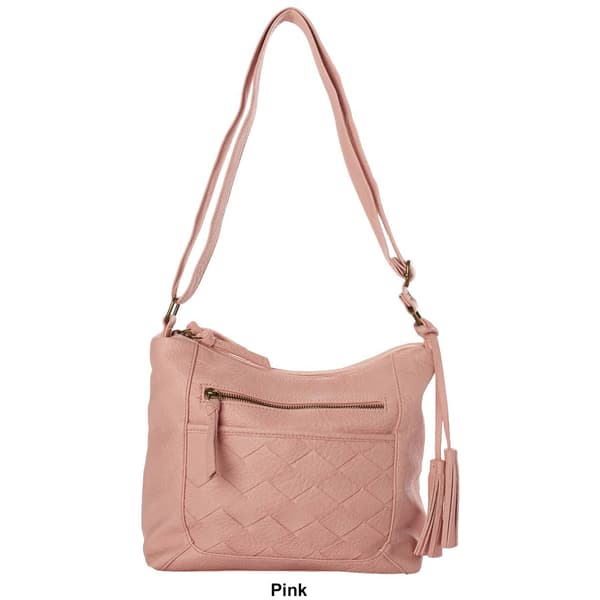 Bueno Woven Panel Hobo