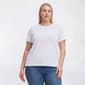Plus Size Hasting & Smith Short Sleeve Tee with Side Buttons - image 2