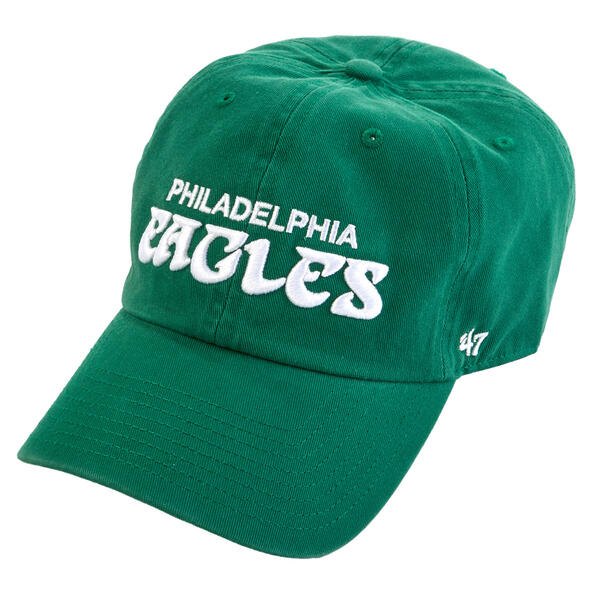 Mens &#39;47 Brand Eagles Clean Up Retro Look Hat - image 